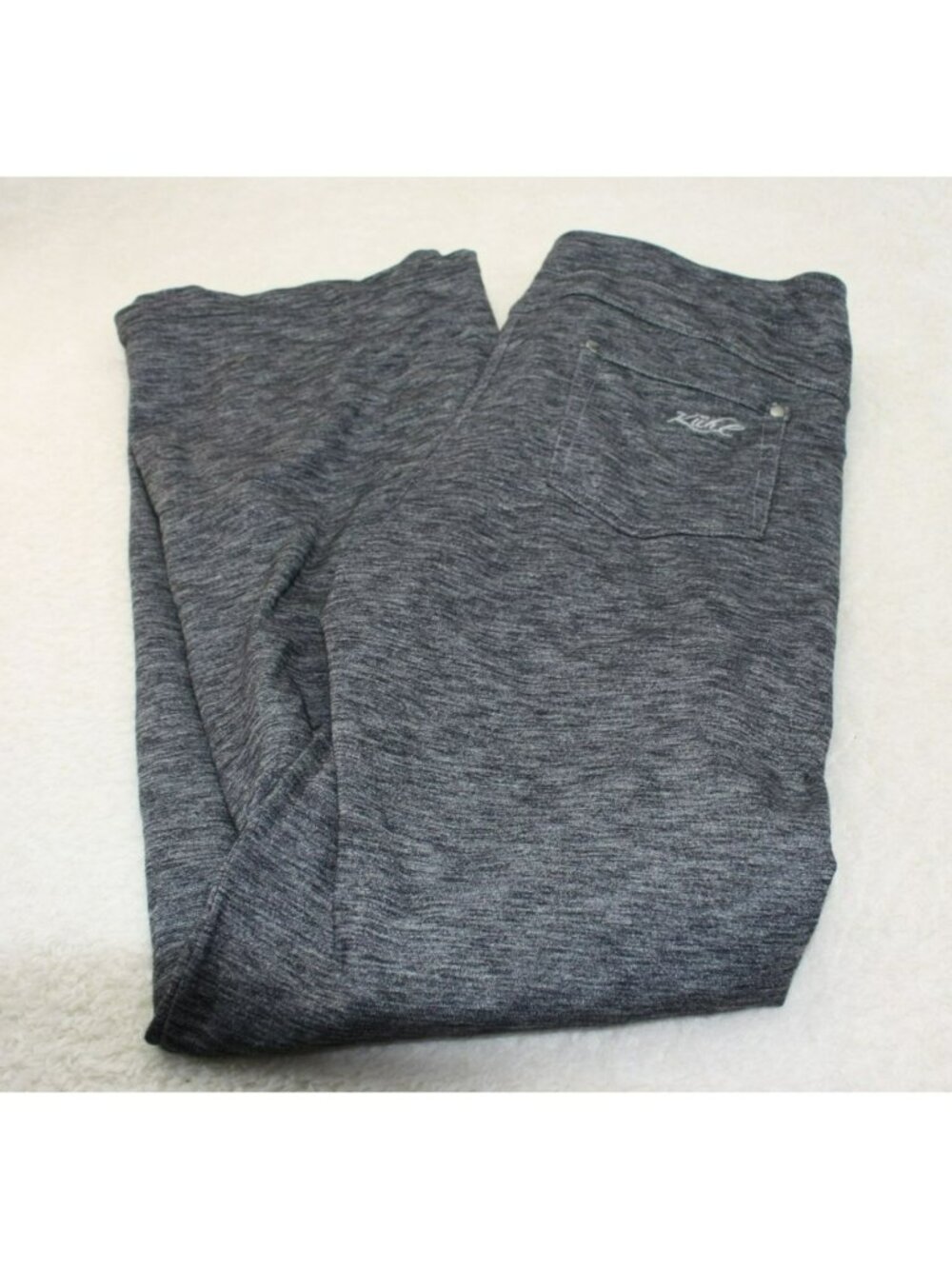 Kuhl Womens Athletic Pants Gray Size 10 Short Soft Stretch Drawstring Waist Good